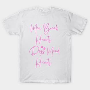 Dogs Mend Hearts T-Shirt